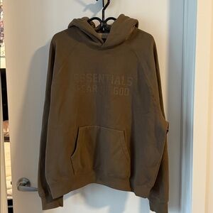 Essentials Brown Hoodie